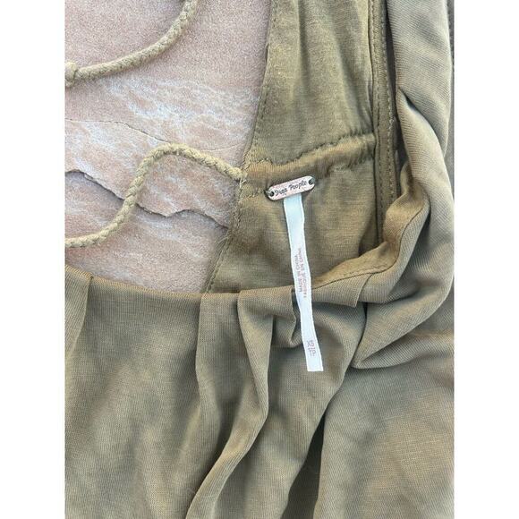 Free People Women’s Cupro True As Love Dress Size XS in Fatigue - Picture 4 of 7